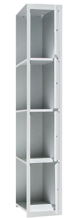 Приставний локер, без 1 стінки ШО-400/1-4пр.